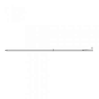 Kirschner Wire Drill Trocar Pointed - Round End Stainless Steel, 16 cm - 6 1/4" Diameter 1.4 mm Ø